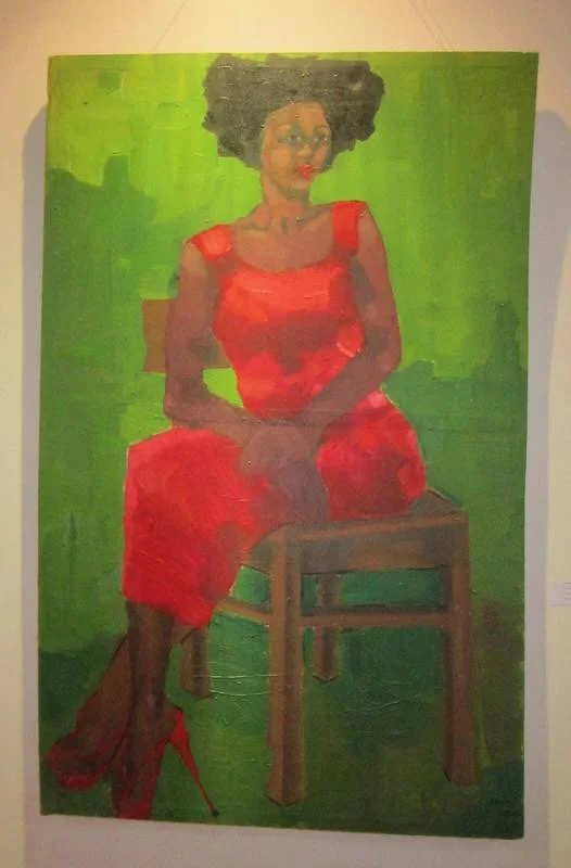 Waiting,  2012, acrylic on canvas