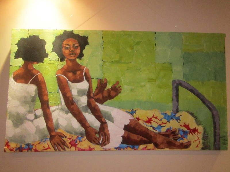 Waiting,  2012, acrylic on canvas