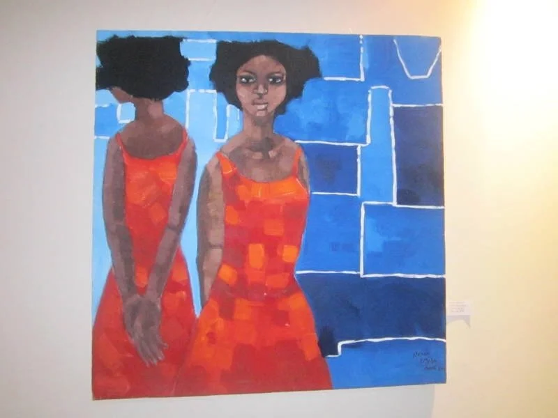 Through my mirror, 2013, acrylic on canvas