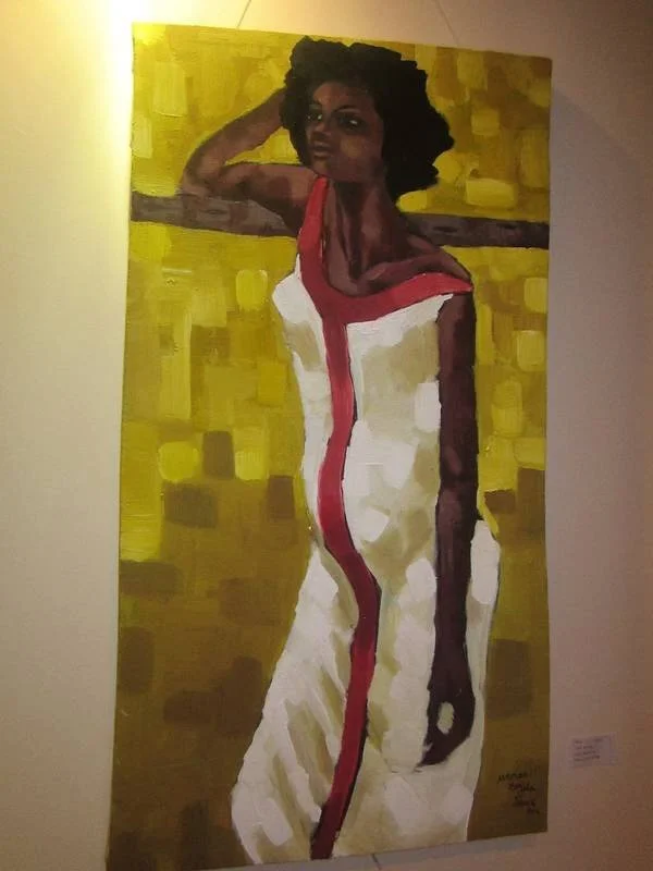 Waiting, 2014, acrylic on canvas