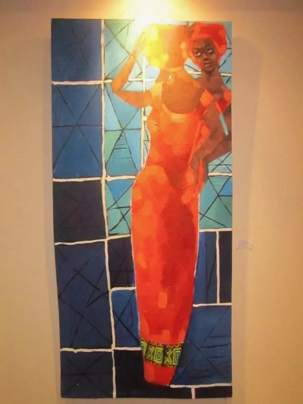 Through my mirror,  2013, acrylic on canvas