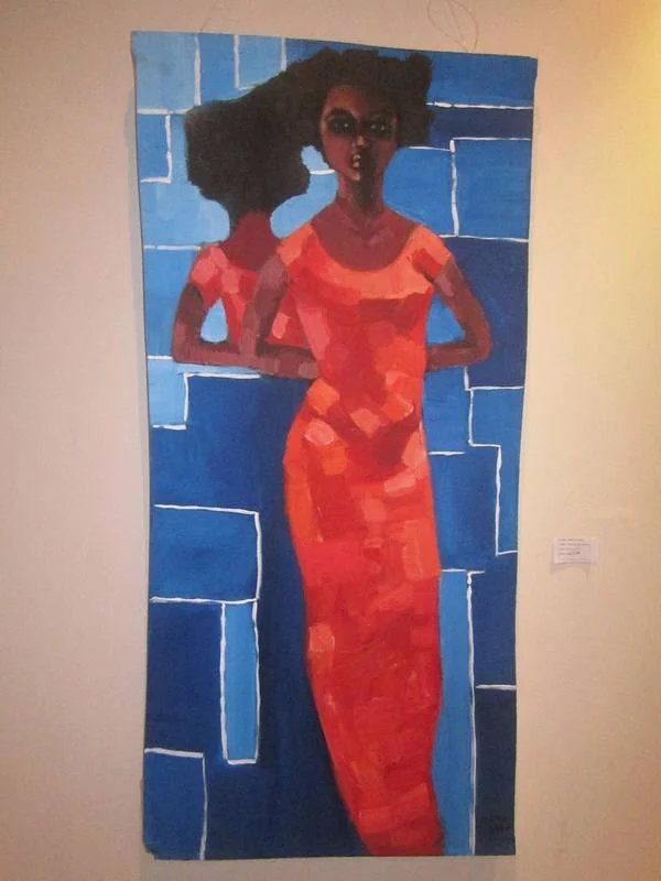 Through my mirror, 2013, acrylic on canvas