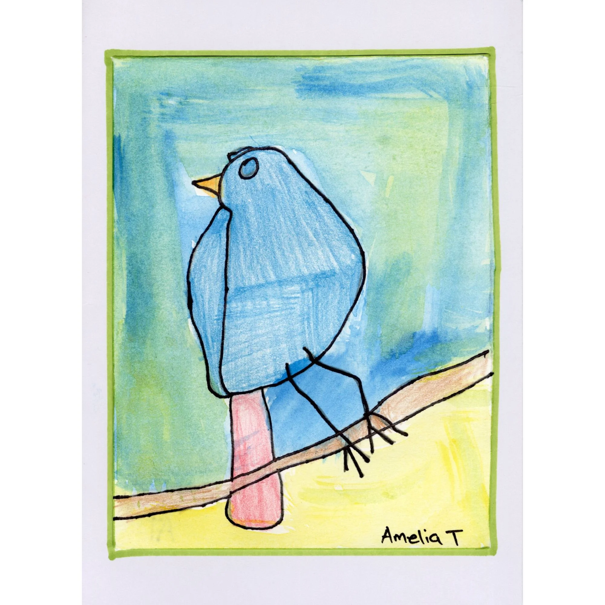 KROC EXCLUSIVE: Bird blank card