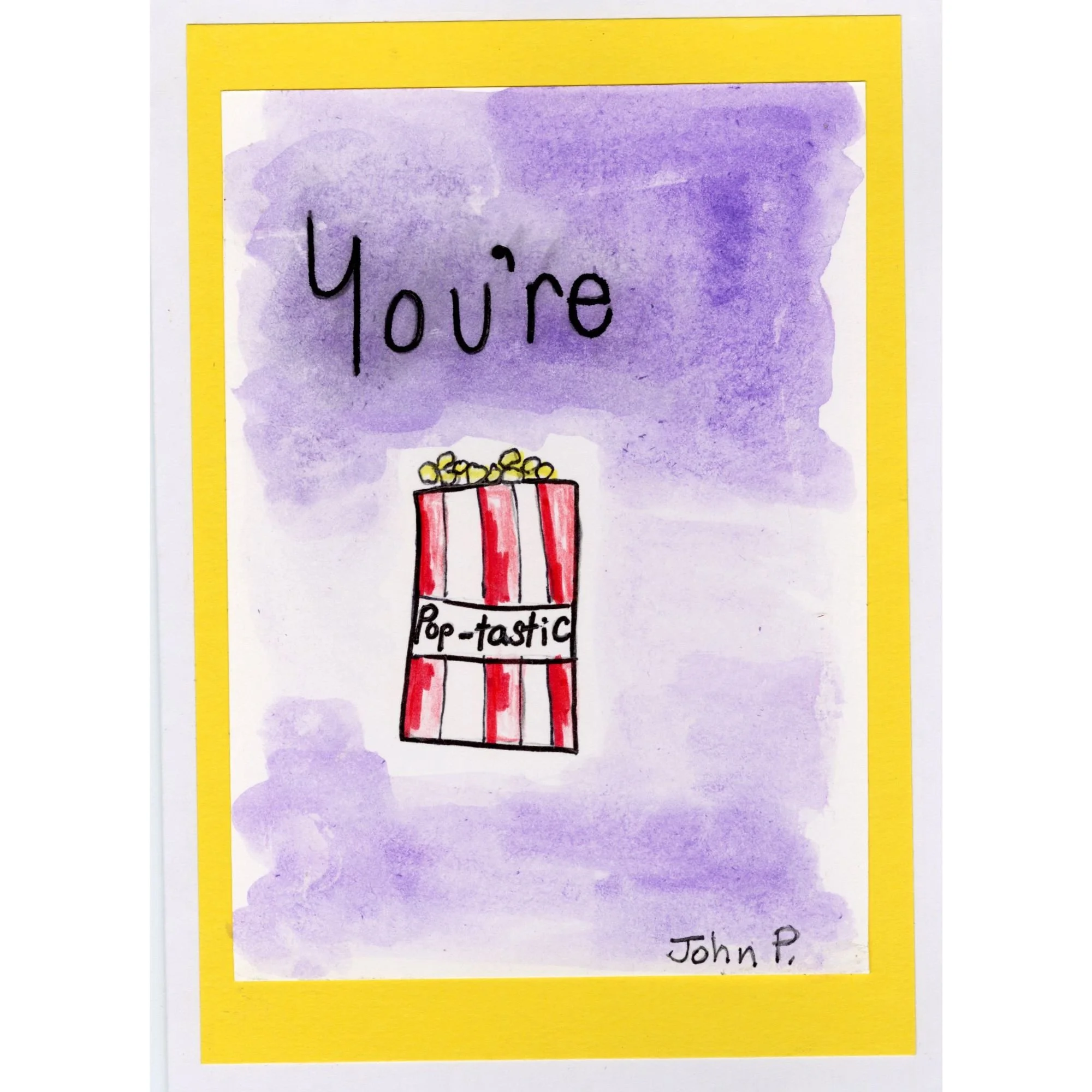 You're Pop-tastic Service blank card