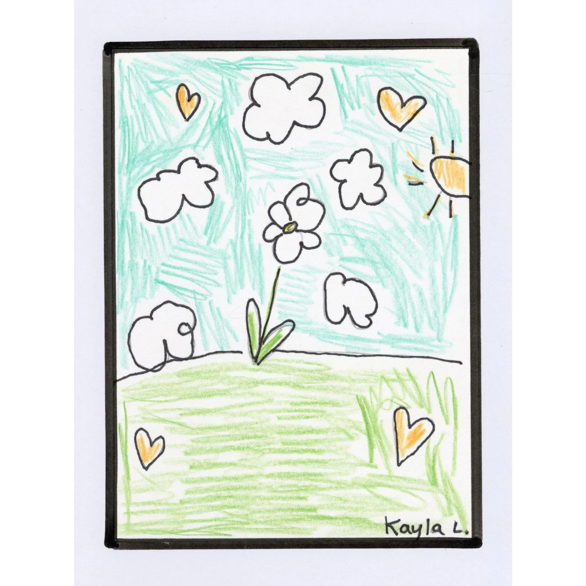 KROC EXCLUSIVE: Flower blank card