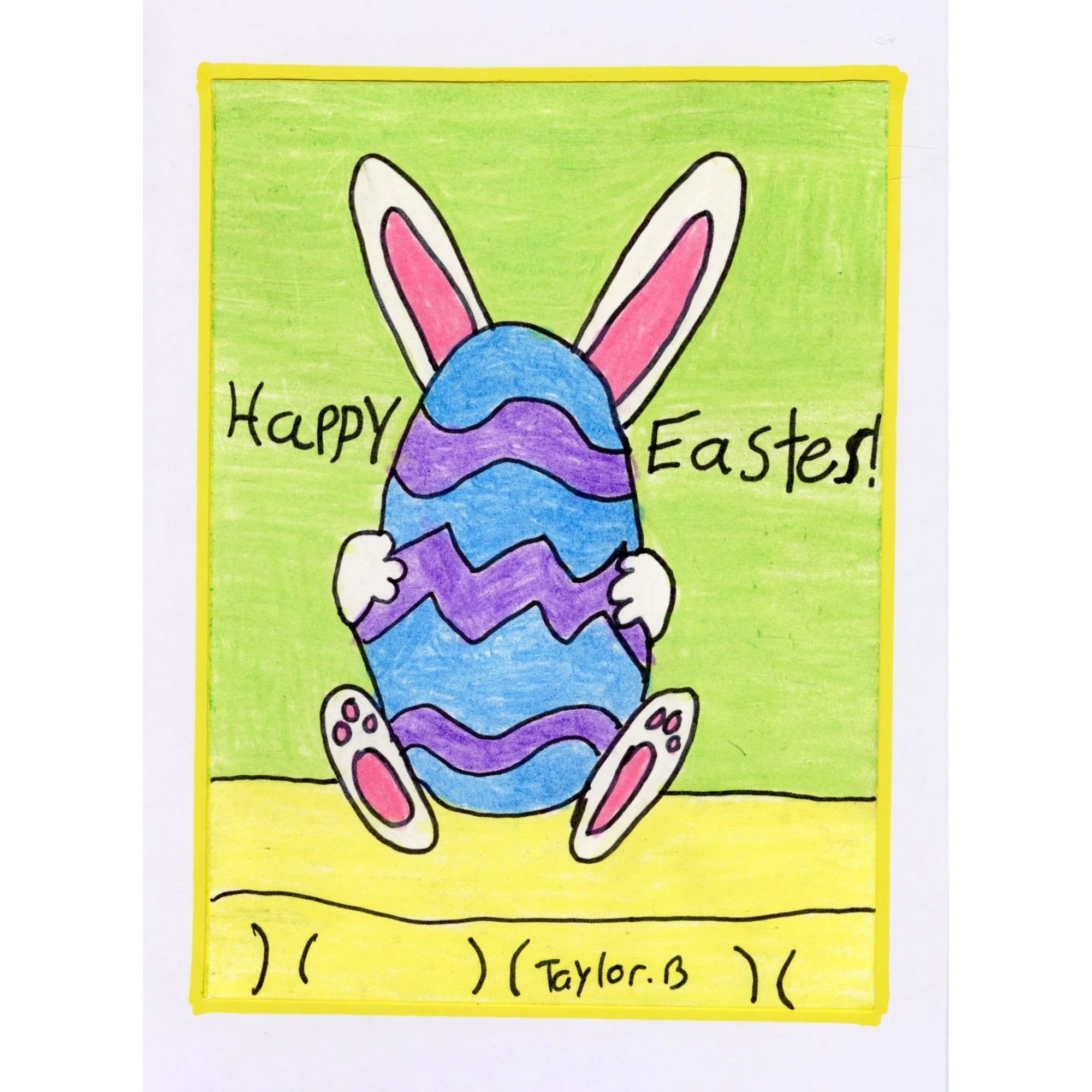 KROC EXCLUSIVE: Bunny Egg blank card