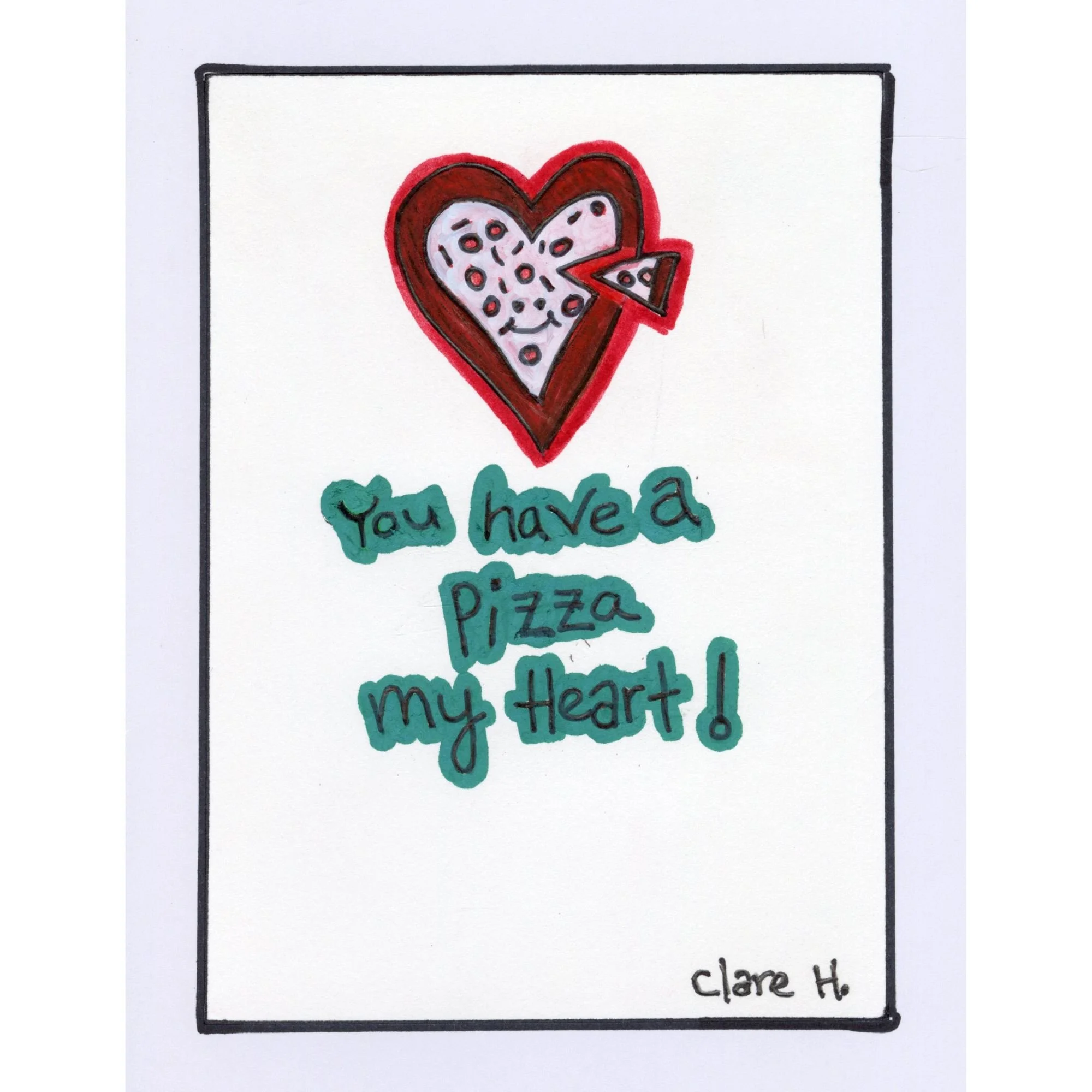 KROC EXCLUSIVE: Piece of My Heart blank card