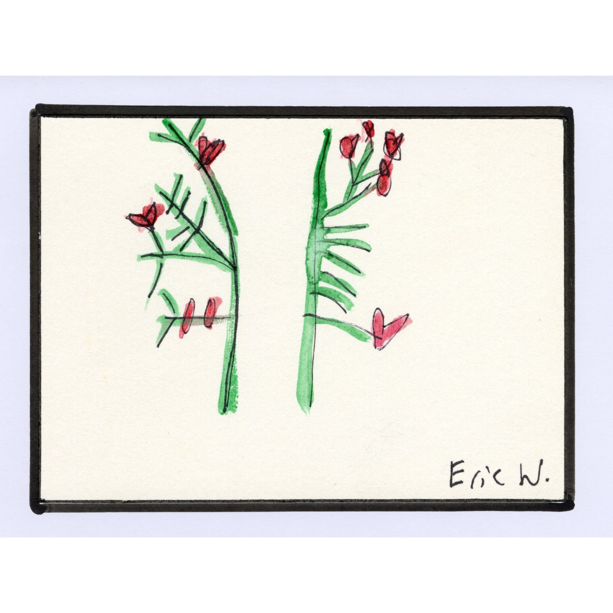 Love Tree blank card