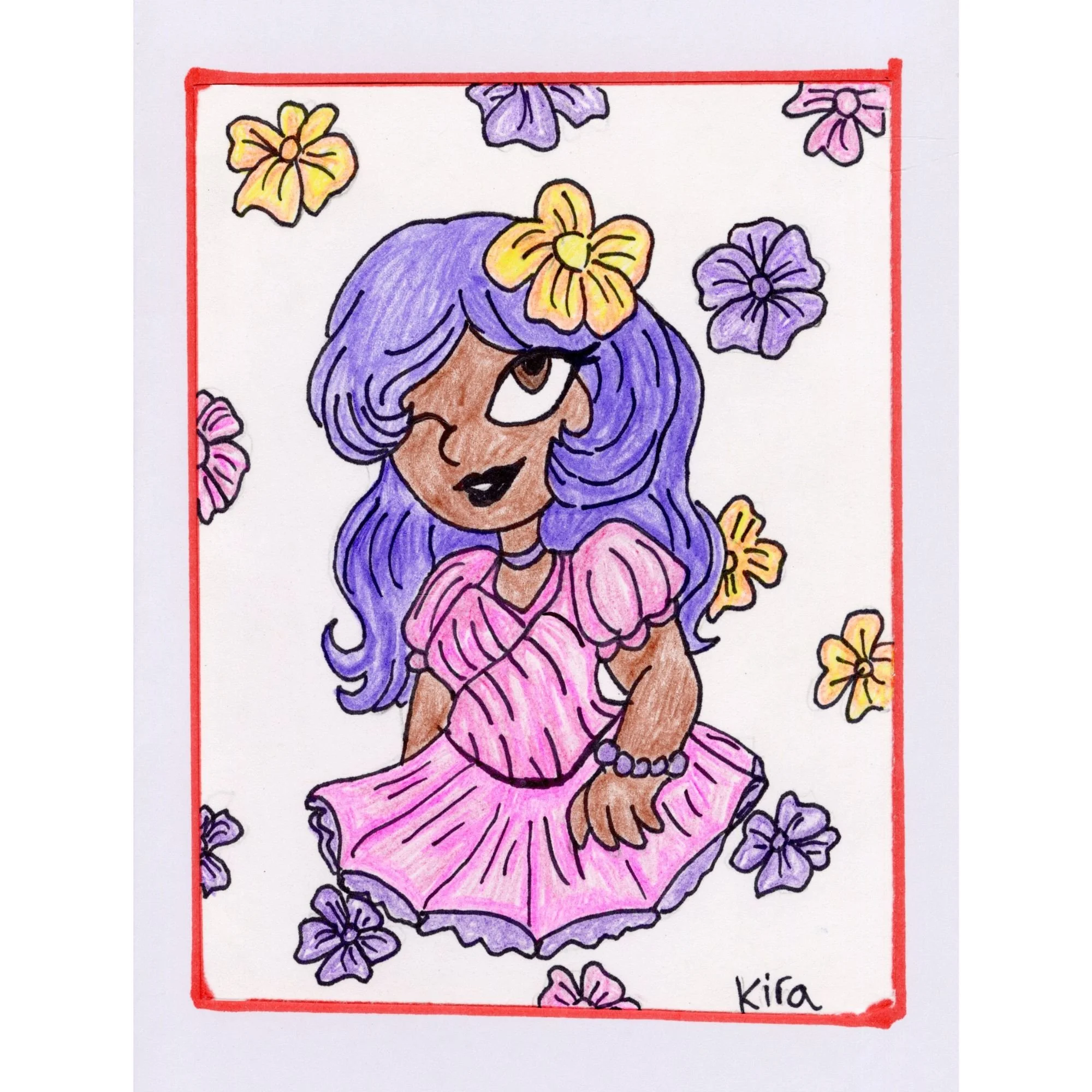 KROC EXCLUSIVE: Girl blank card