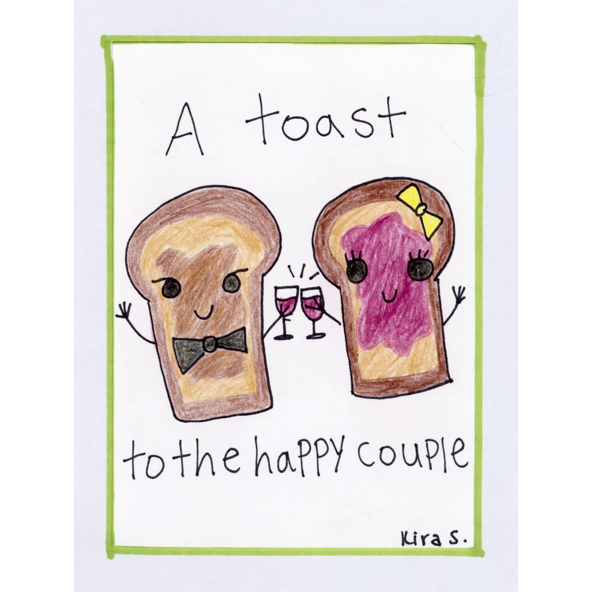 KROC EXCLUSIVE: Toast to the Happy Couple blank card