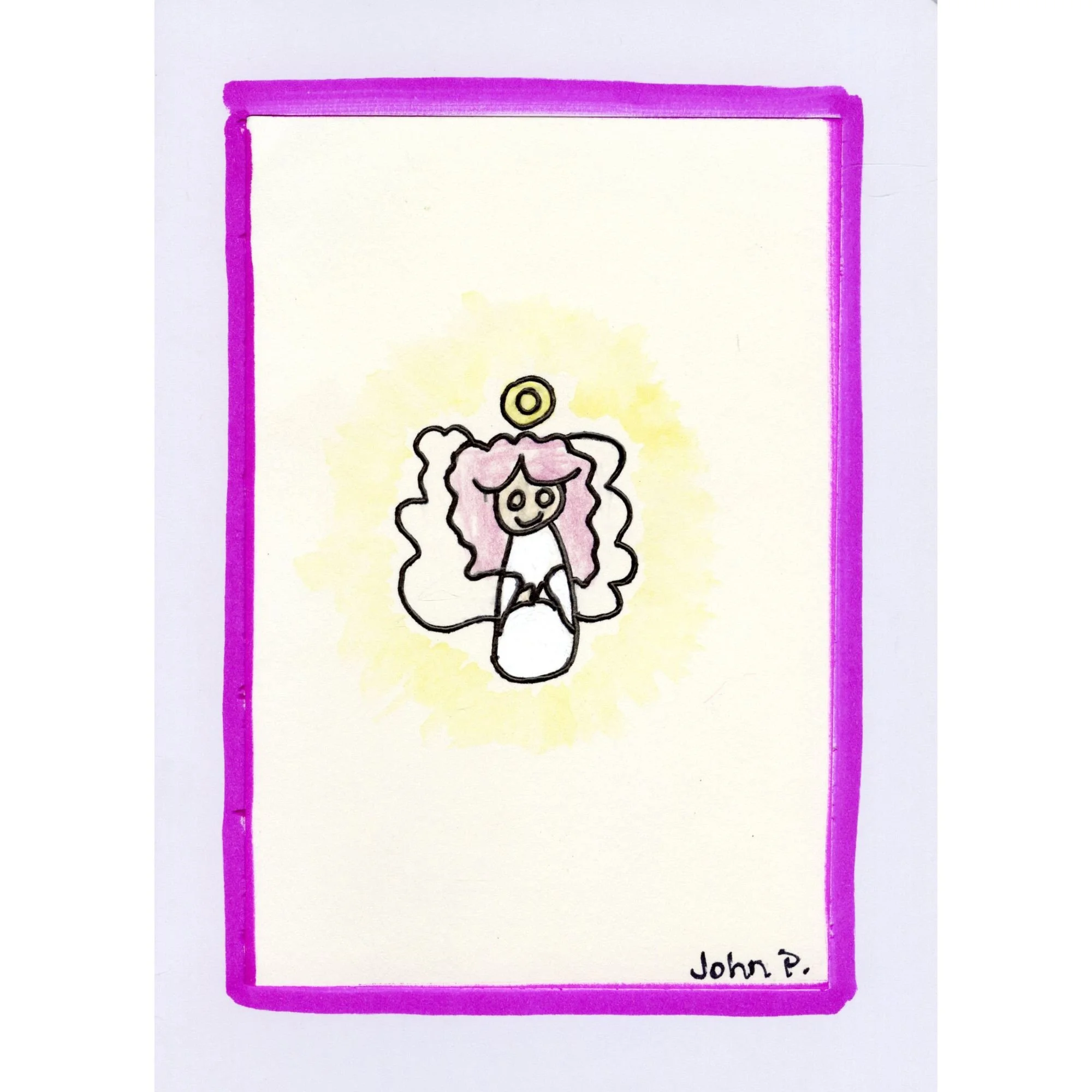 KROC EXCLUSIVE: Angel blank card