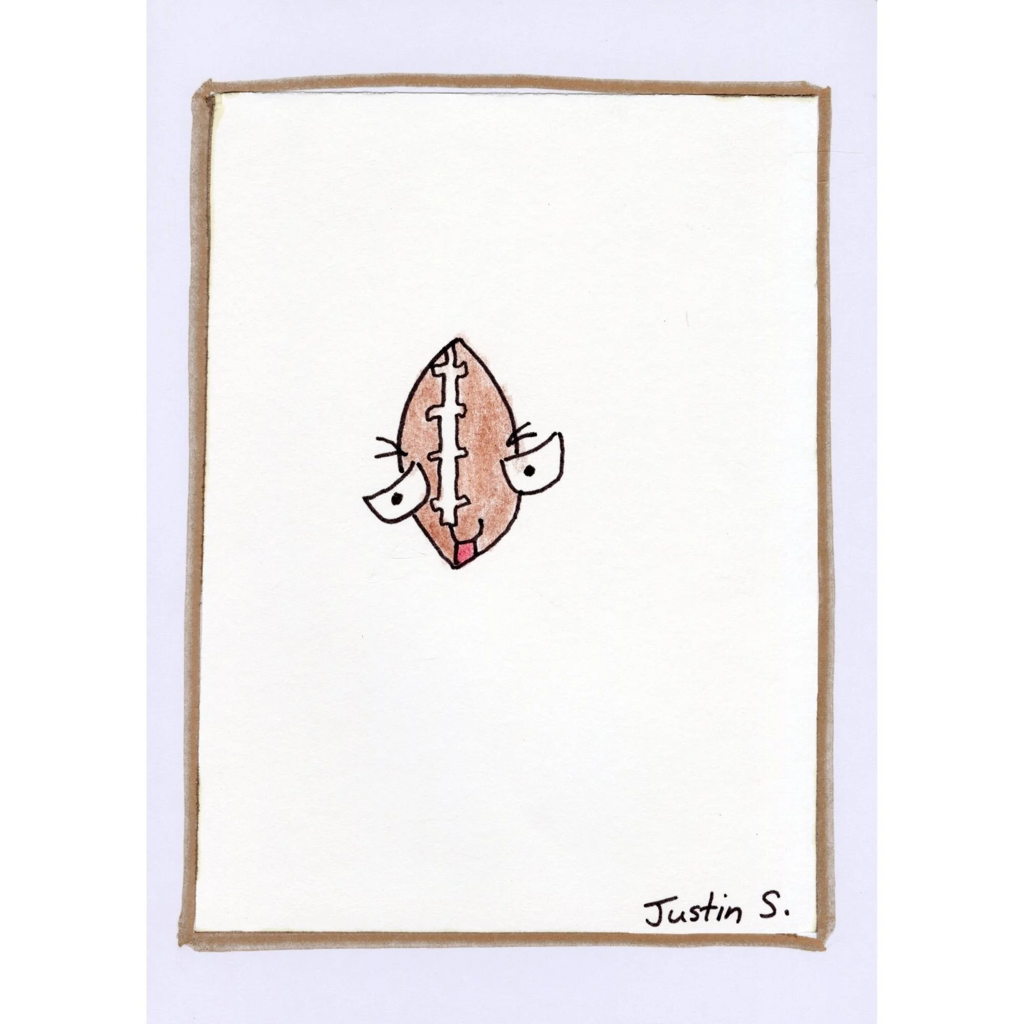 KROC EXCLUSIVE: Football blank card