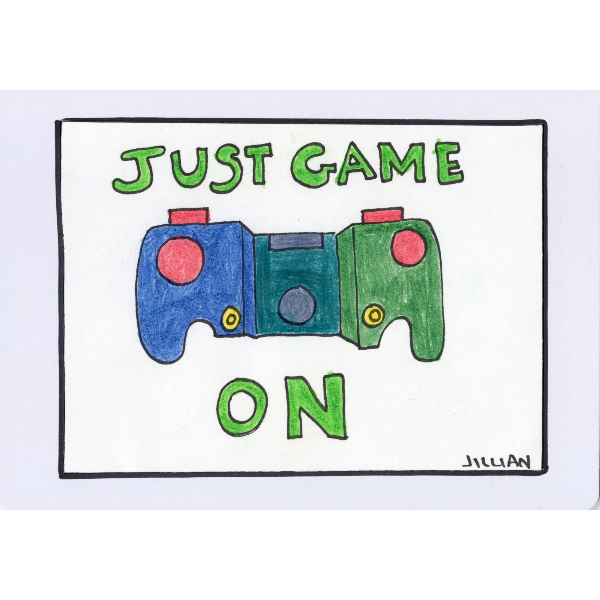 KROC EXCLUSIVE: Just Game On blank card