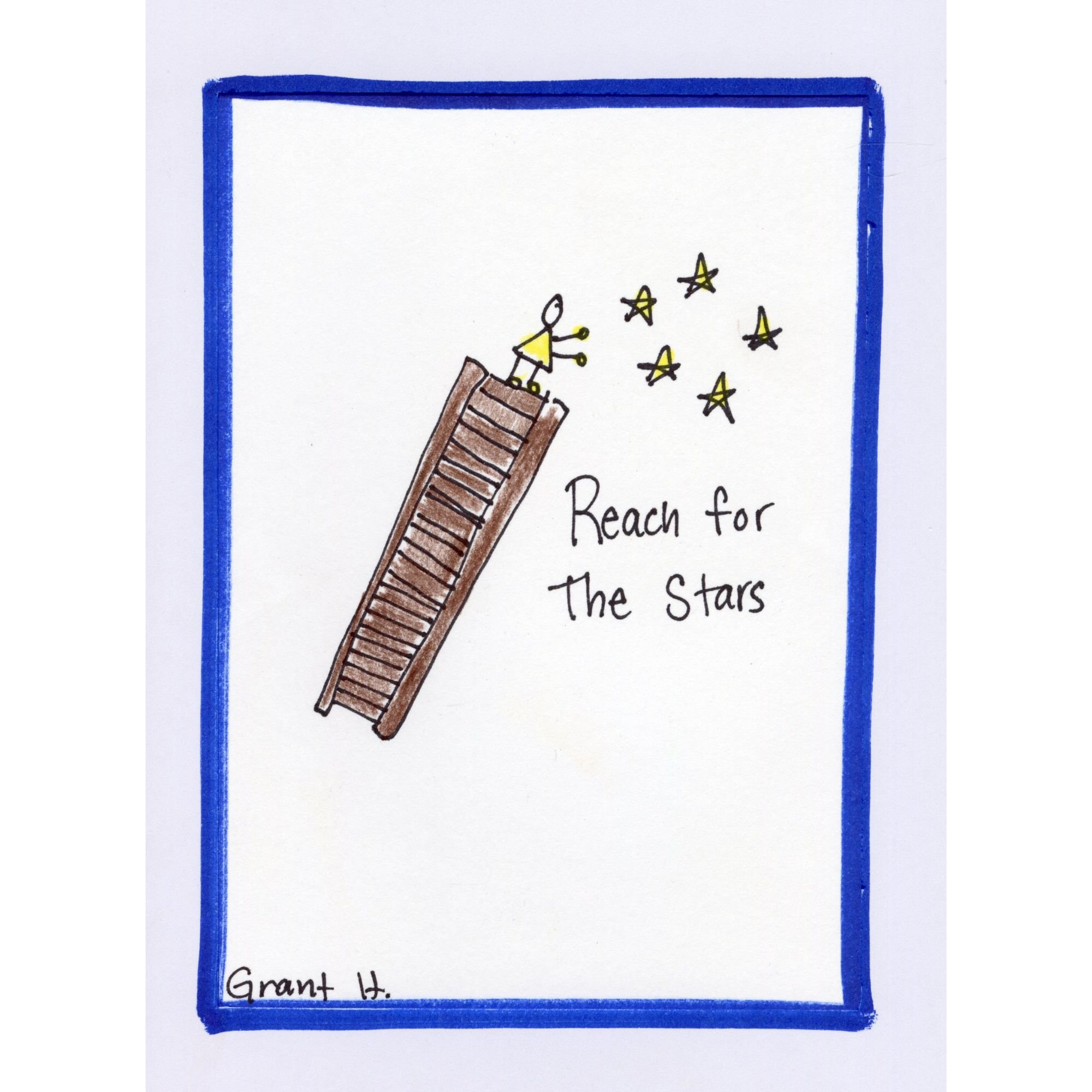 KROC EXCLUSIVE: Reach for the Stars blank card