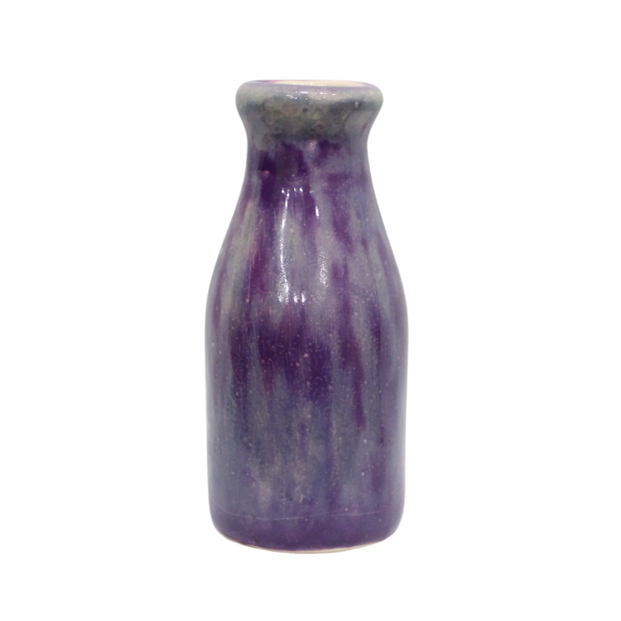 Milk Bottle Ceramic Vase