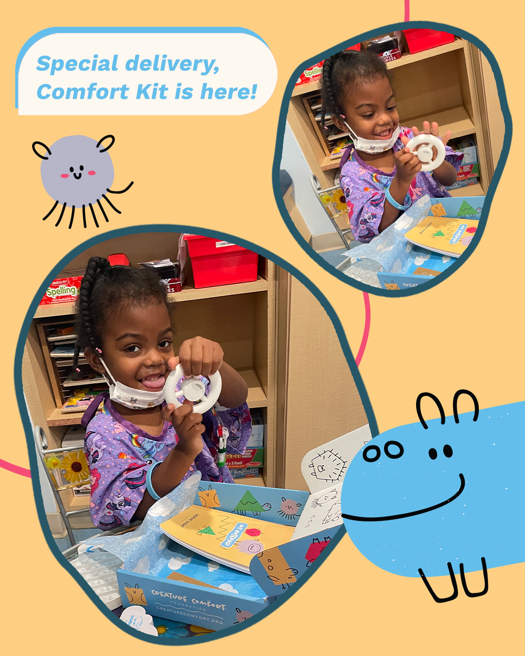 Comfort Arrives at Ochsner Children's Hospital