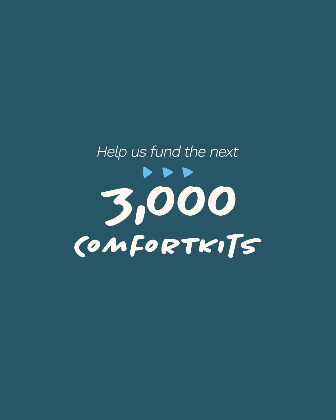 Help Bring the Next 3,000 ComfortKits to Life