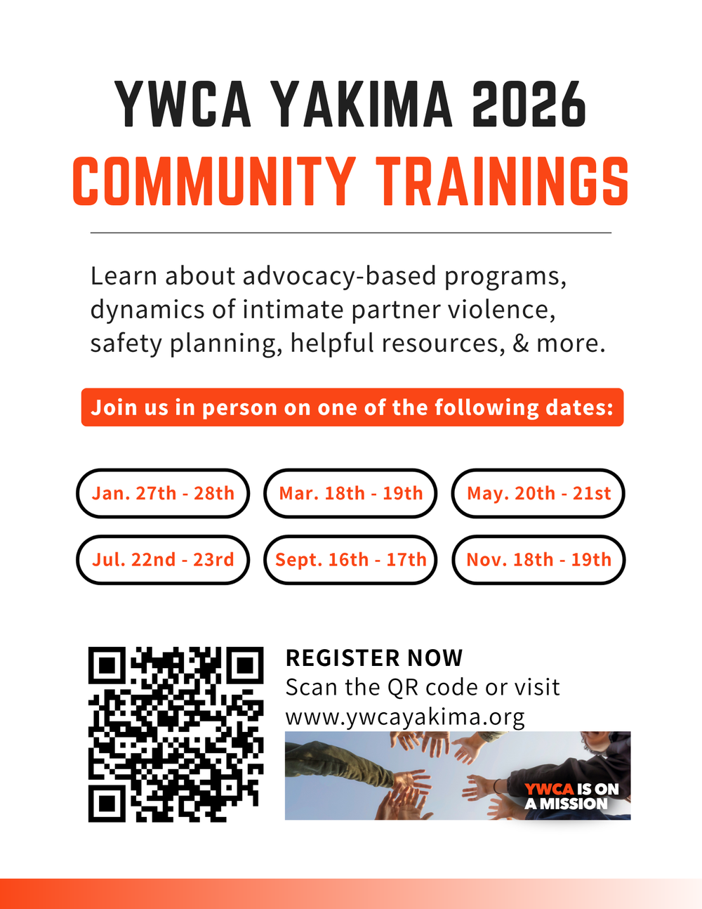Community Training — YWCA Yakima | Domestic Violence | Emergency Shelter