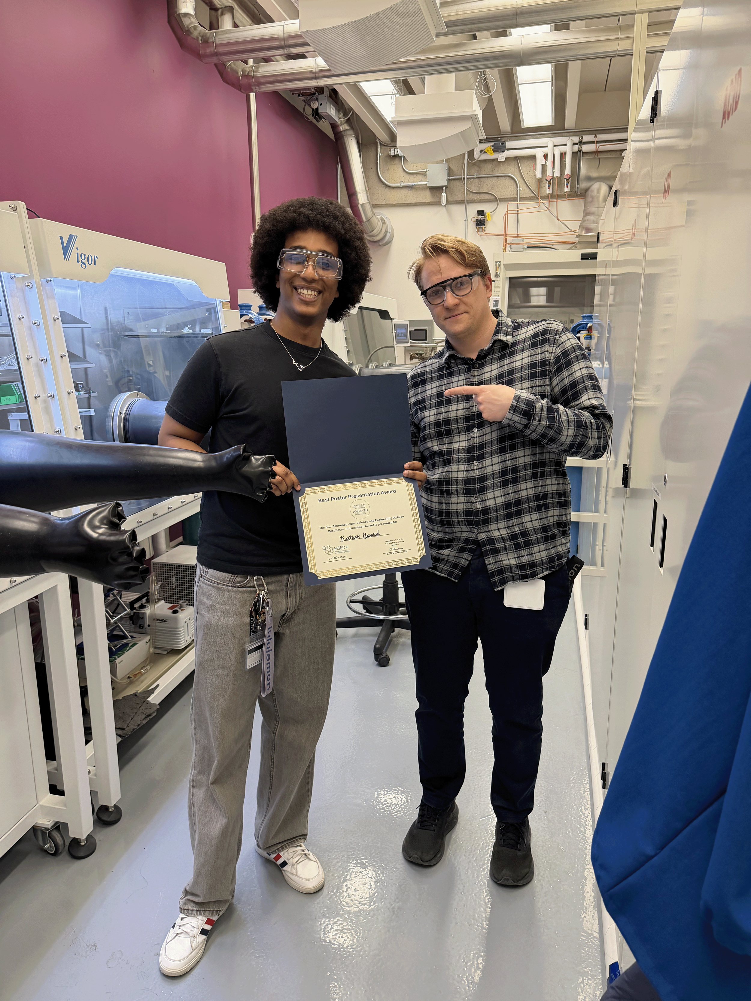 Karim recognized with CIC Macromolecular Science and Engineering Division Best Poster Award during SOUSCC54 conference!