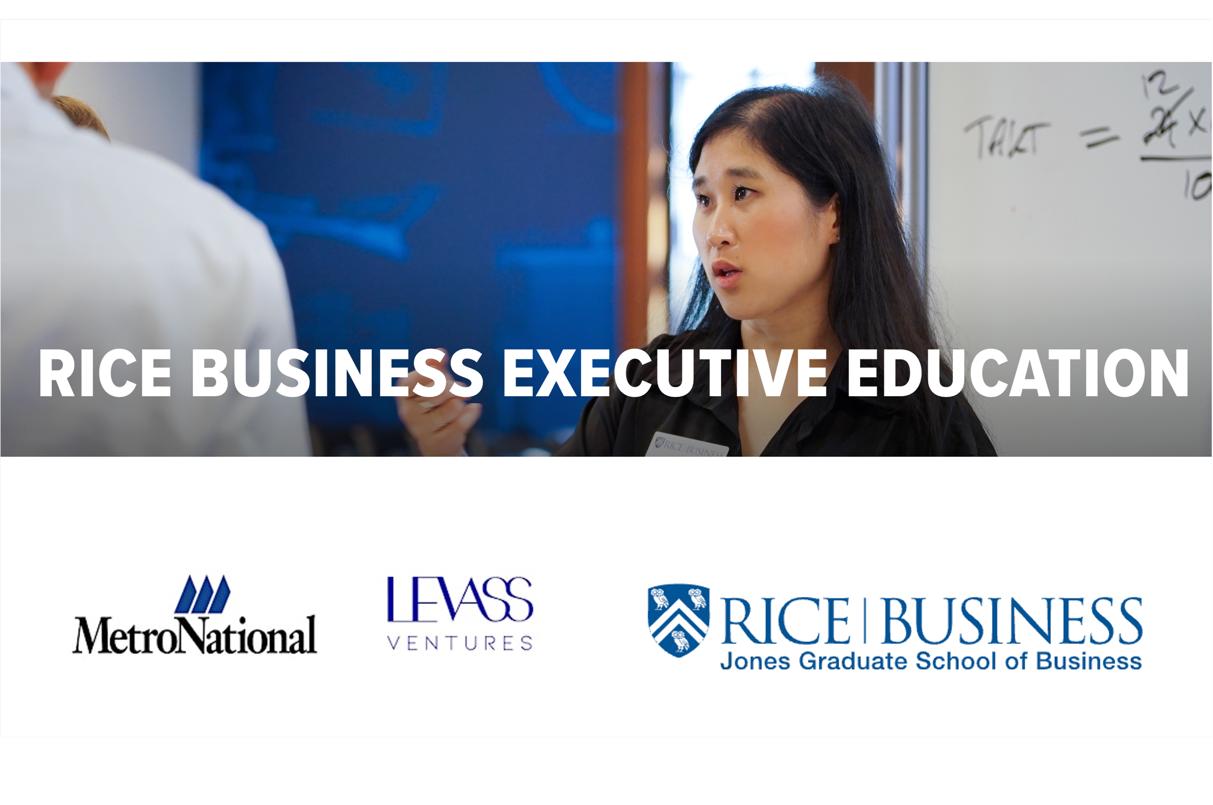 Rice Business Executive Education: Executive Leadership Forum Led by Scott Sonenshein