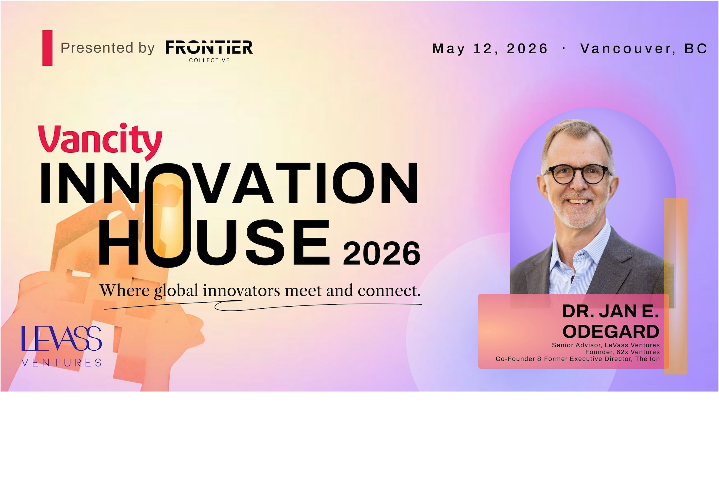 Dr. Jan Odegard at Vancity Innovation House 2026