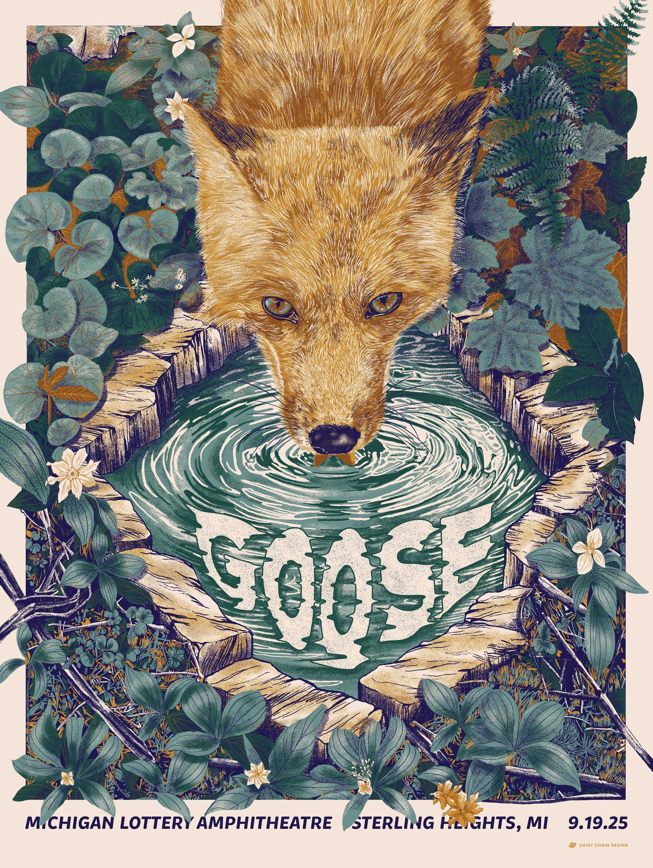 Goose: Sterling Heights, MI Screenprint