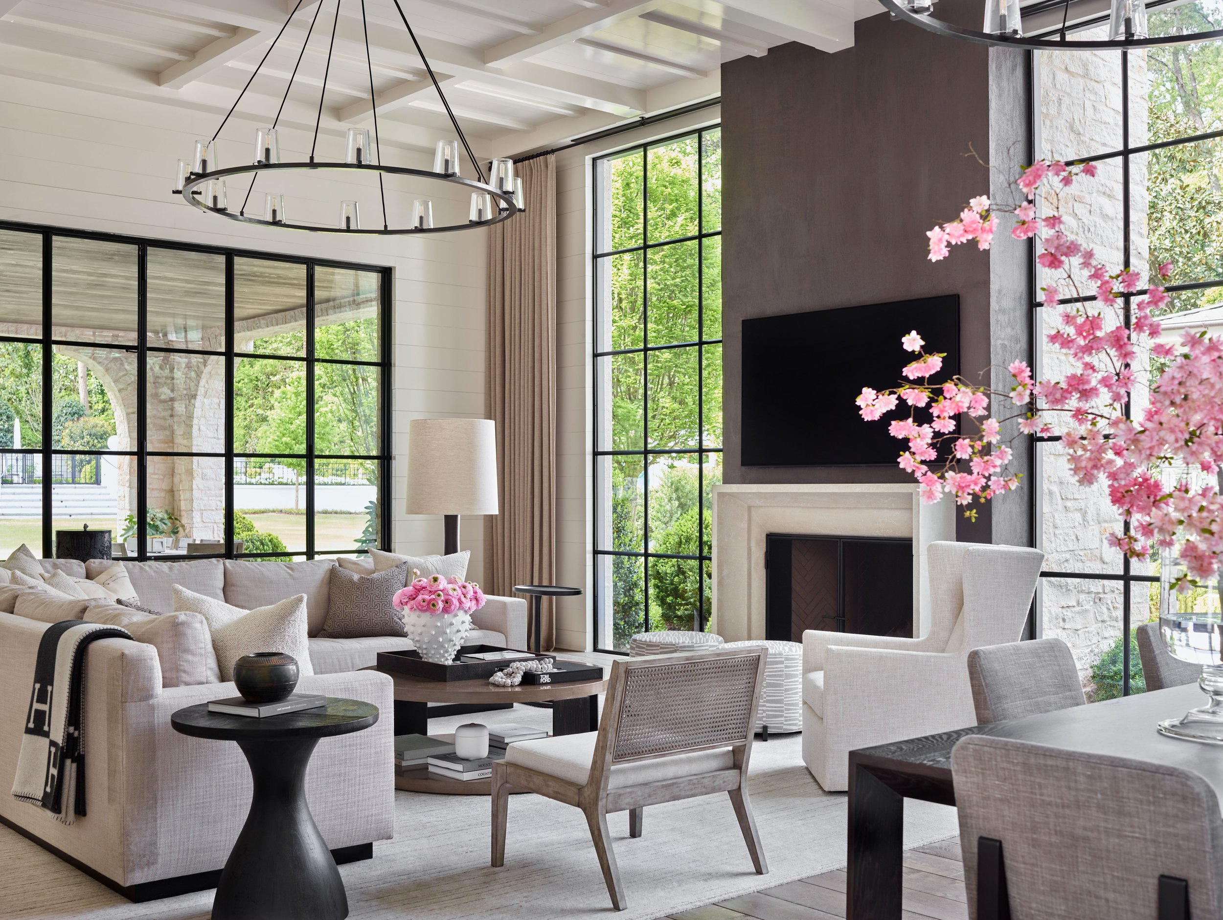 wolf design group interior design atlanta living room