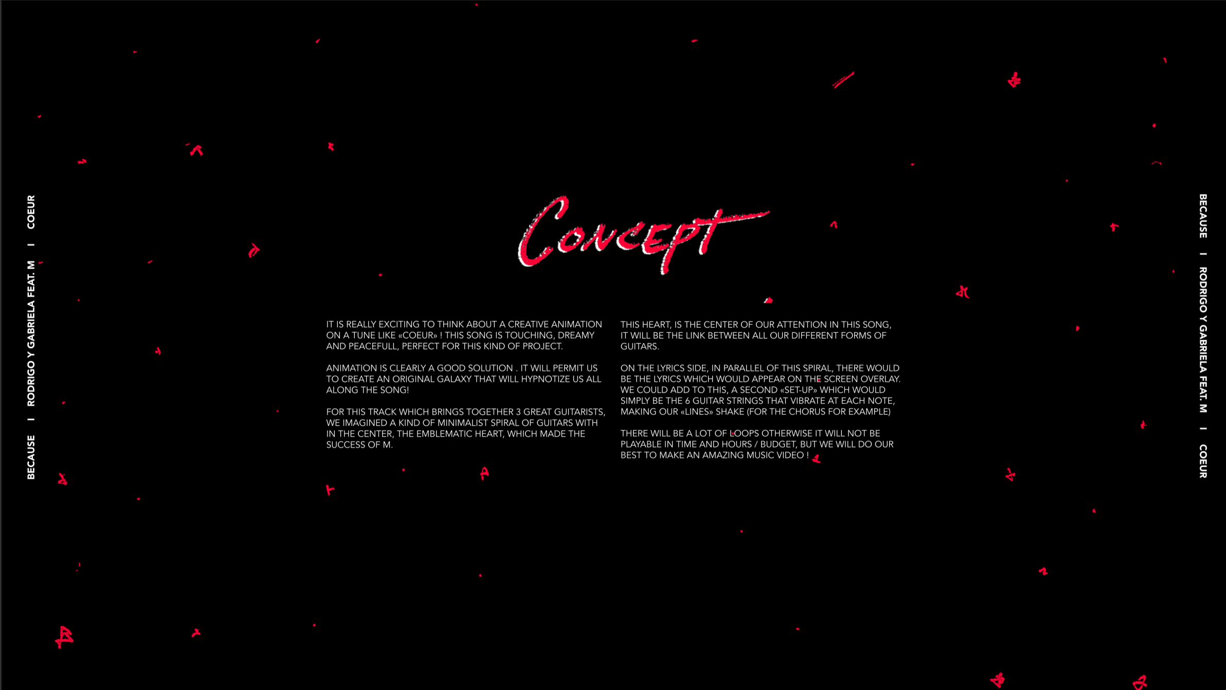 Musique, concept - clip M