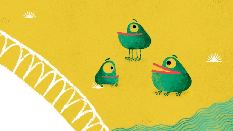 Gallimard - sur le pont d'avignon personnages  crapeau illustrés 