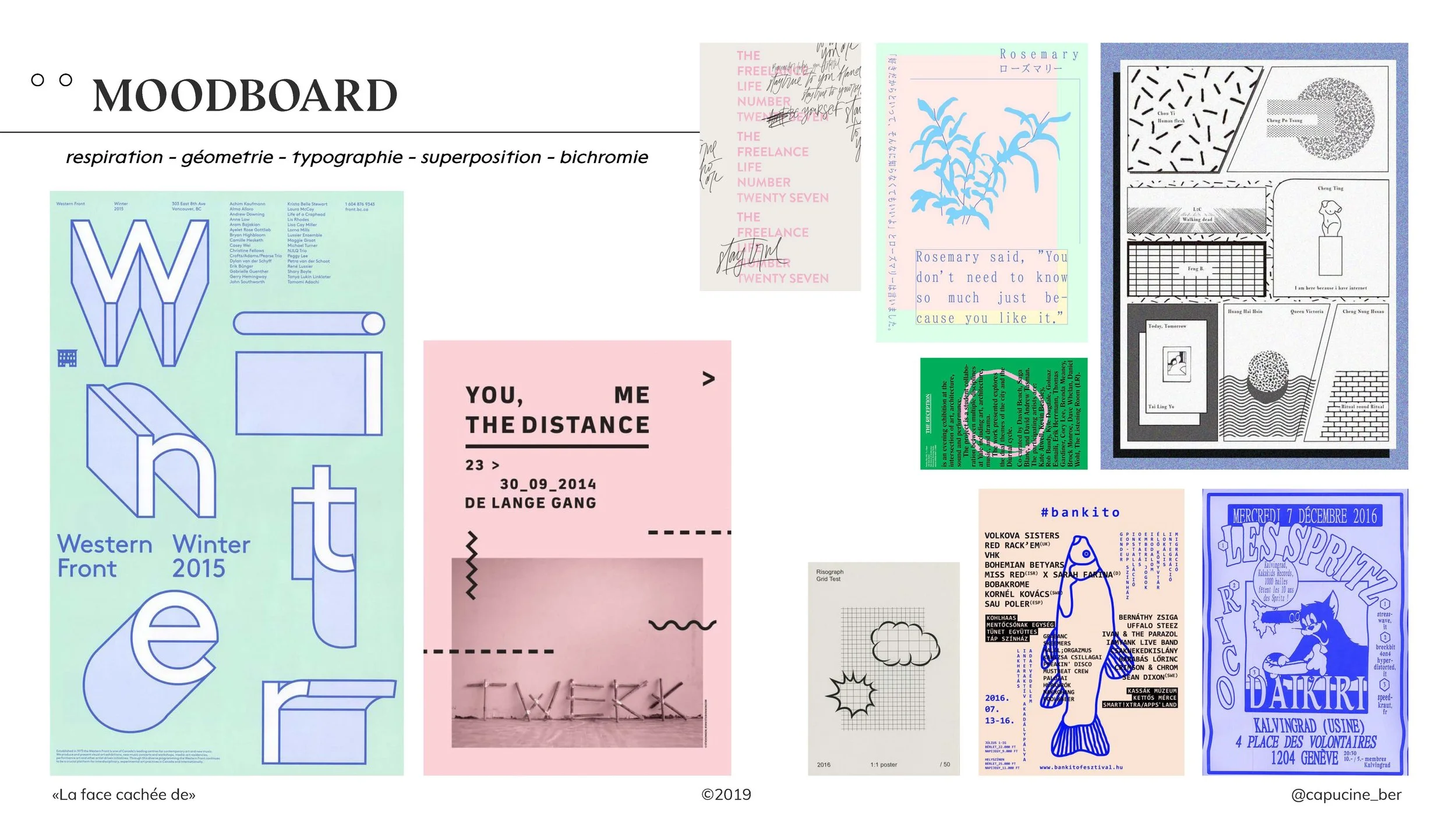 Moodboard La face cachée visuelle