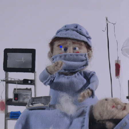 Stop motion, poupée chirurgie