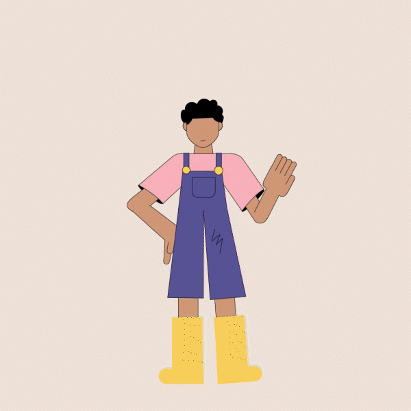 Learning ecosystem, personnage, connexion illustration