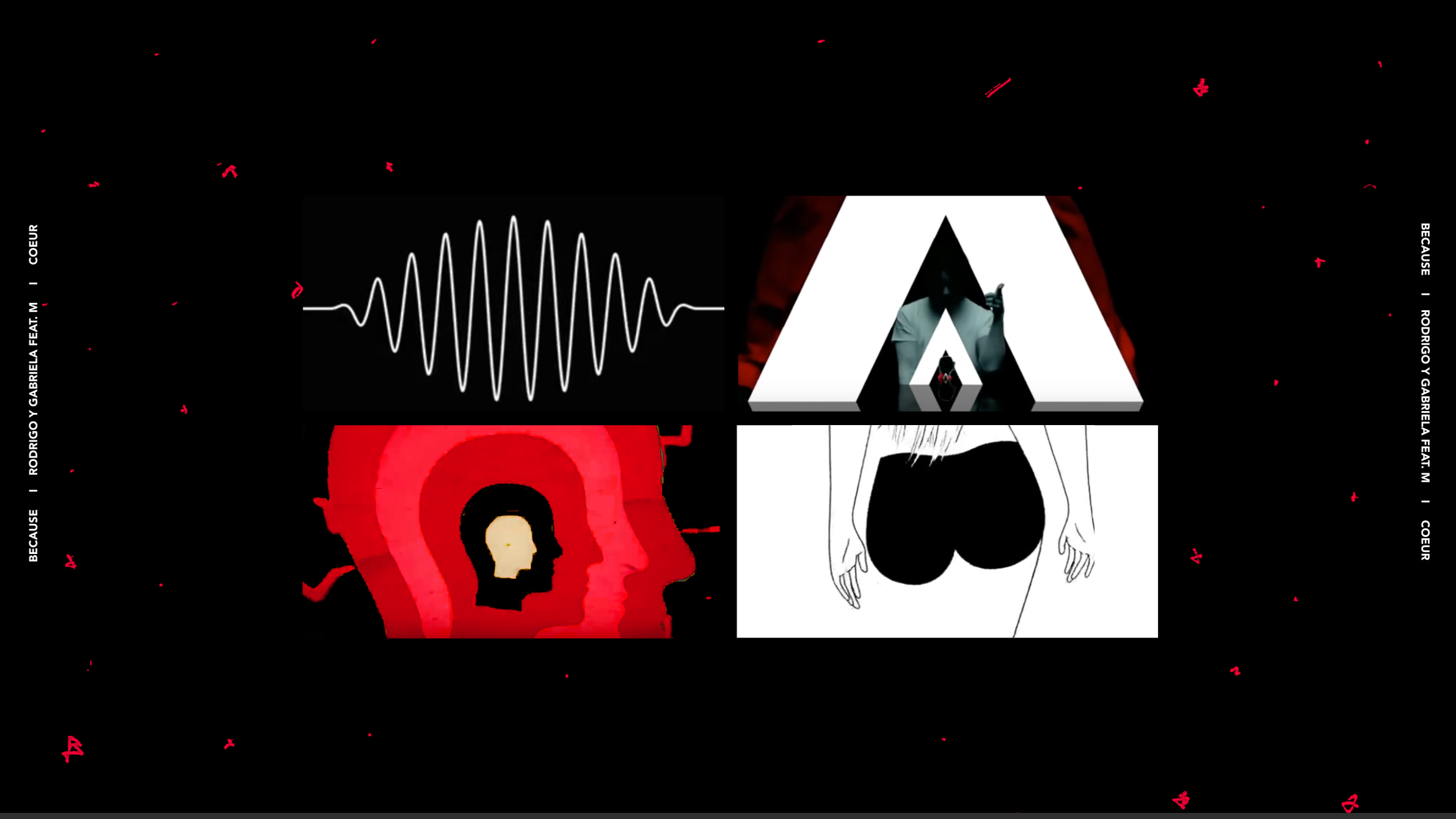 Musique, moodboard - clip M