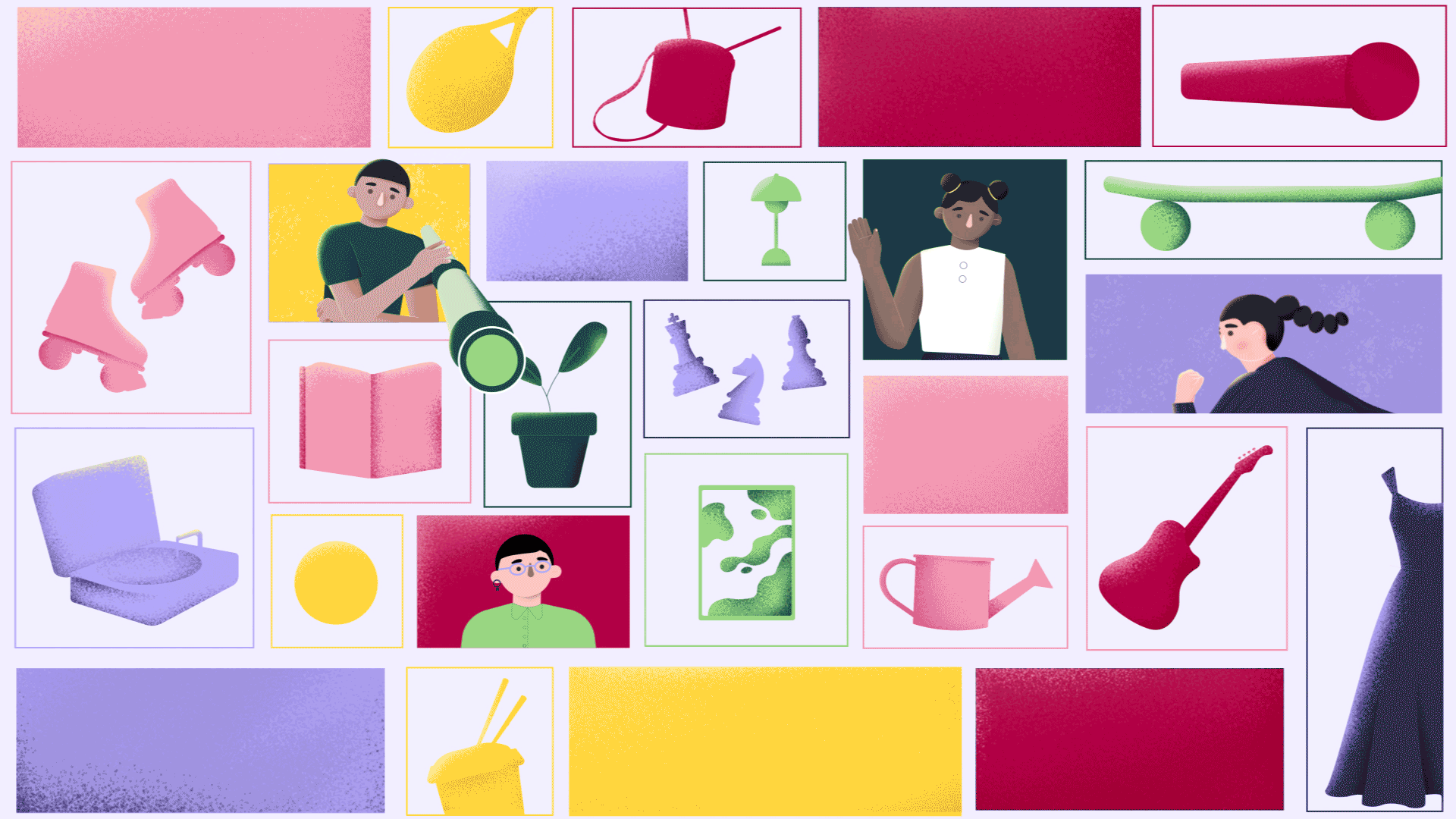 illustration sélections cadeaux éthique  par Capucine Bertin