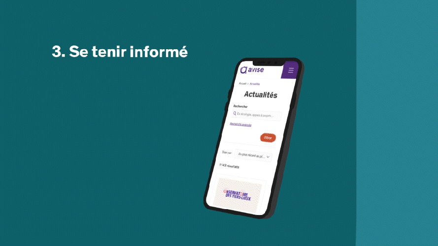 Avise.org nouveau site, application telephone