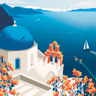 Hachette - Guide évasion - animation par Capucine Bertin