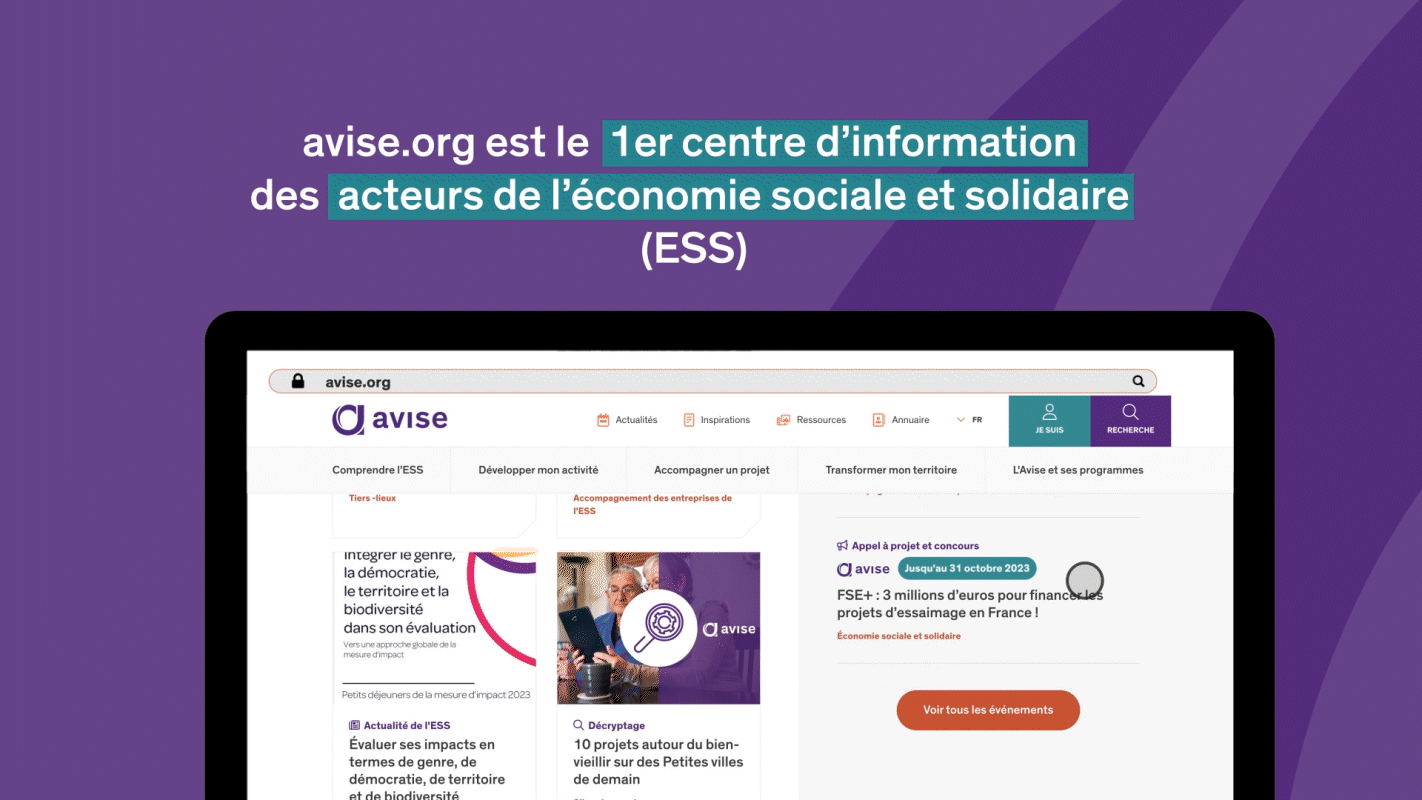 Avise.org nouveau site, application