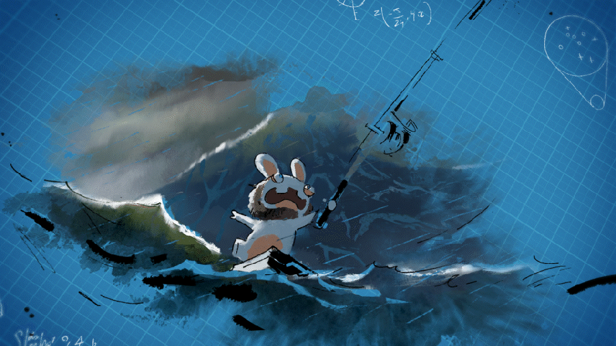 Ubisoft - Lapin crétins : Générique - animation par Capucine Bertin