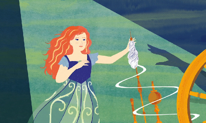 La belle aux bois dormant pique