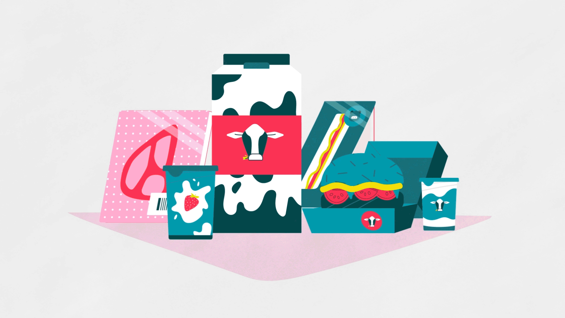 L214 - illustration alternative végétal par Capucine Bertin