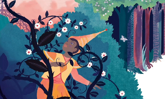 La belle aux bois dormant perso buisson