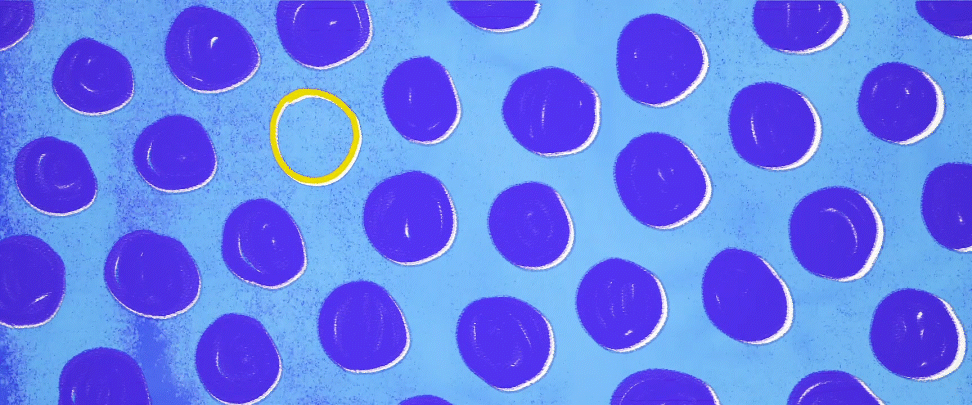 Texture rond image par image