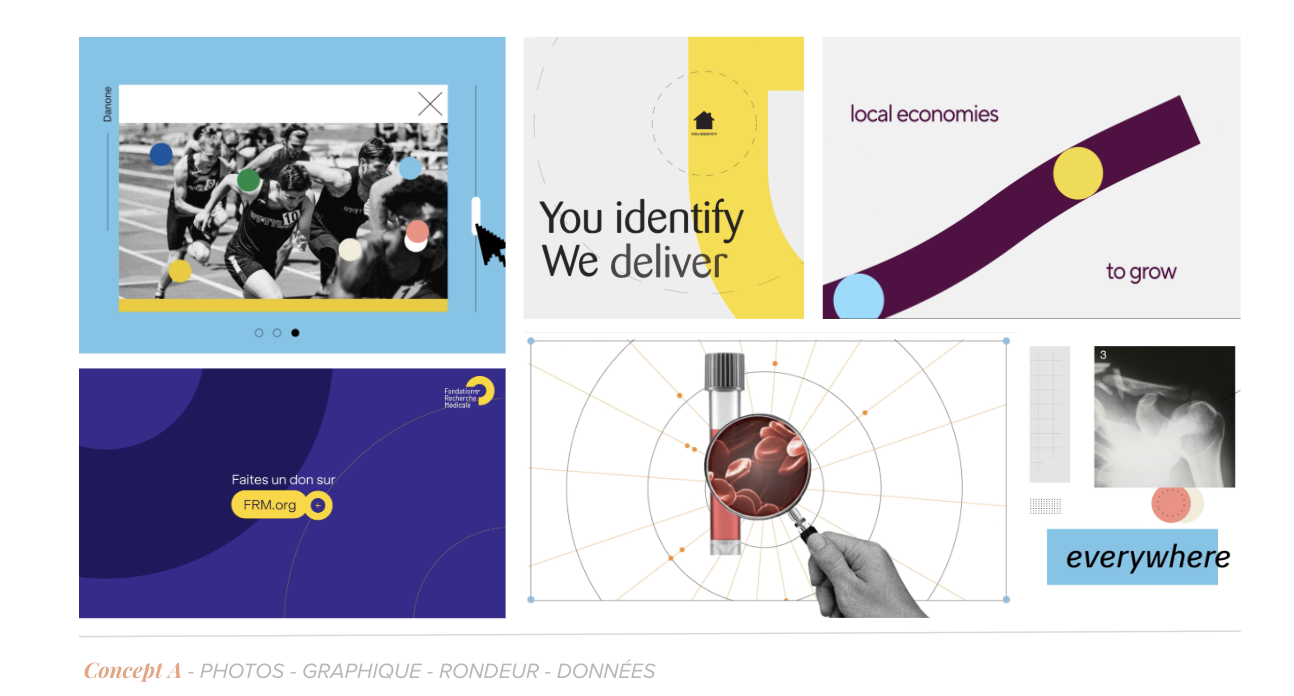 FRM - recherche médicale moodboard