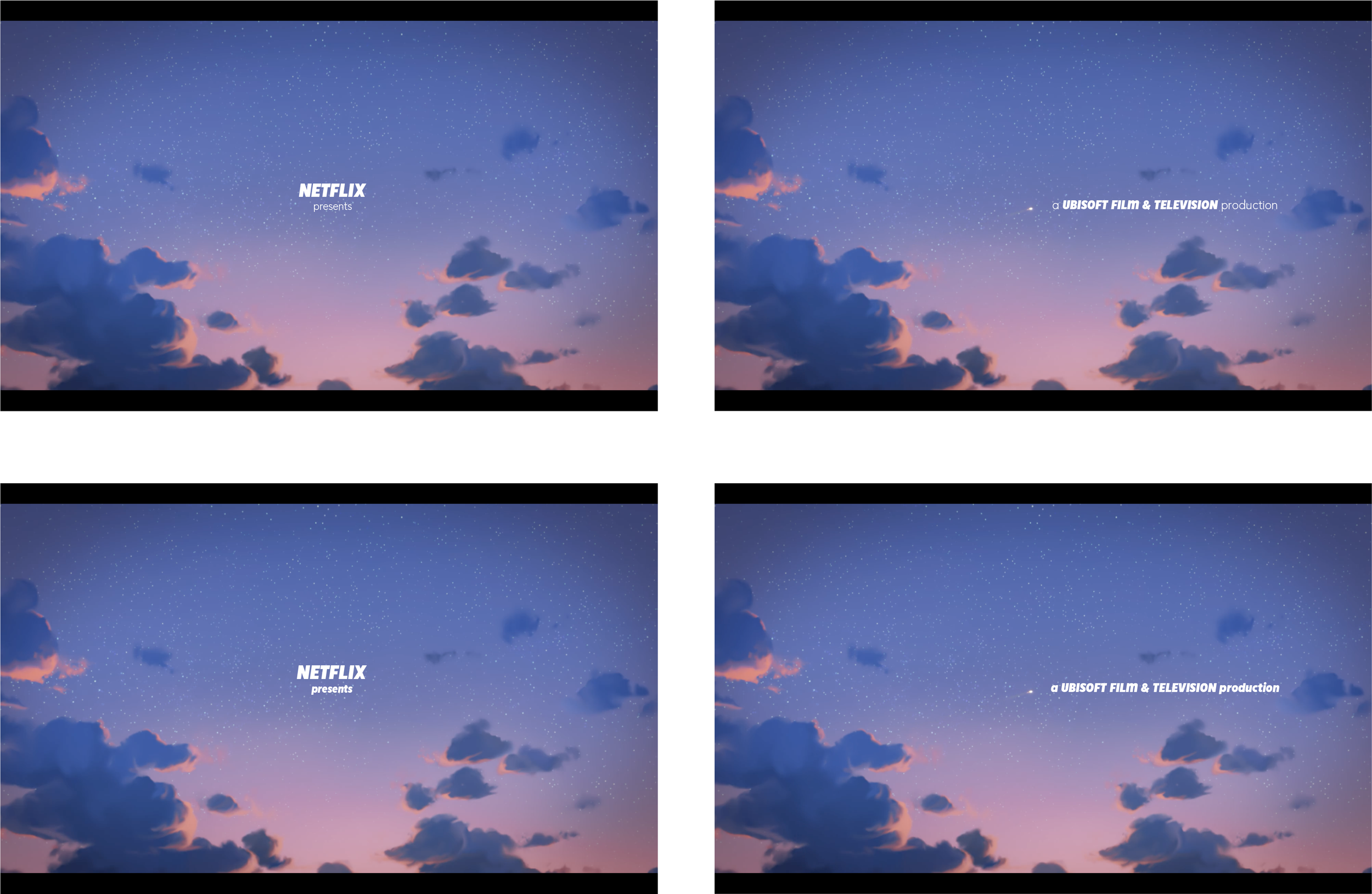 Intro carton titre générique lapin crétins