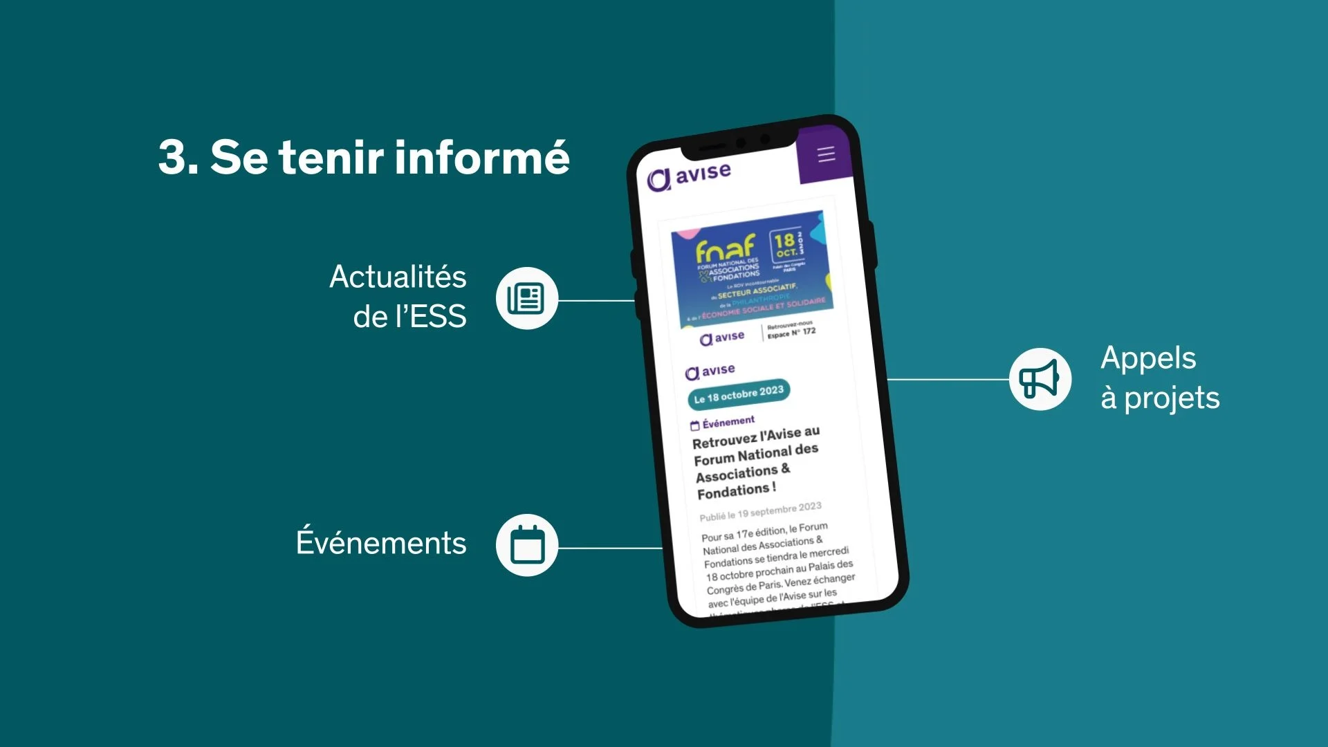 Avise.org nouveau site application
