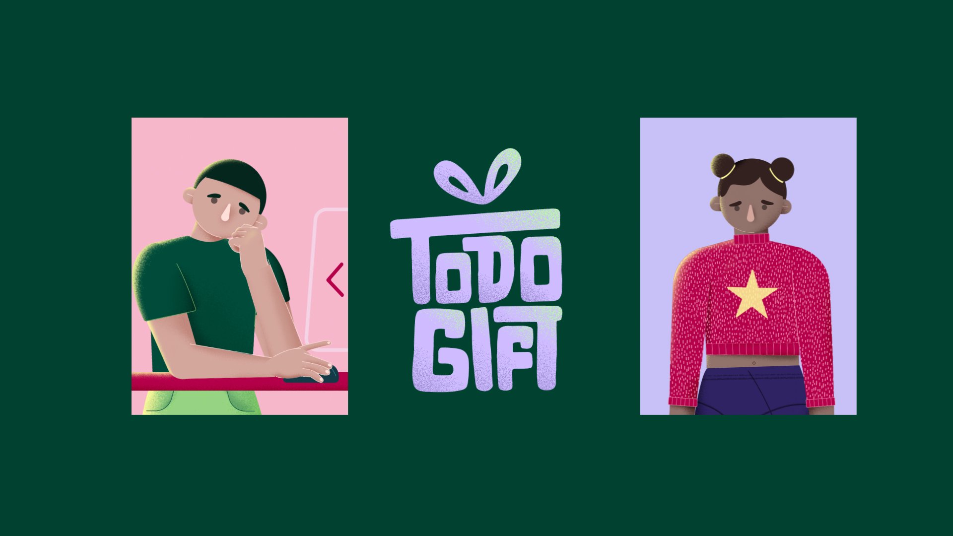 illustration todogift par Capucine Bertin