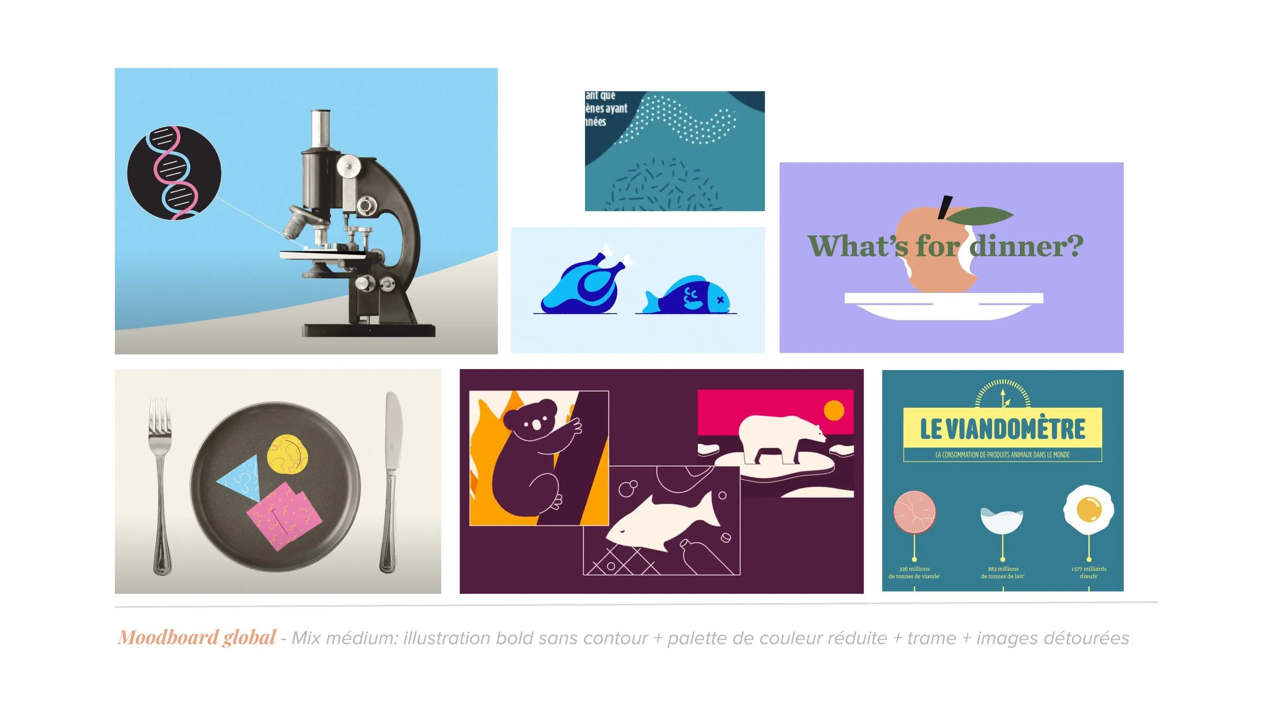 L214xCapucine_Nourrirl'Humanité - Moodboard
