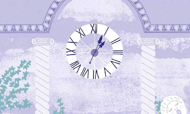 La belle aux bois dormant horlogue