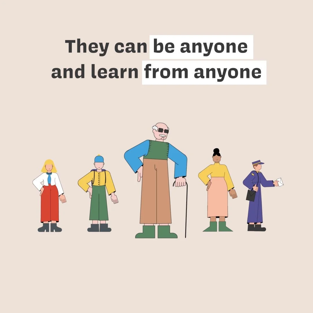 Learning ecosystem, personnages illu