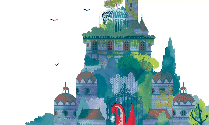 La belle aux bois dormant chateau 